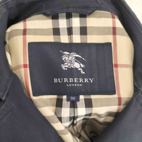 バーバリーロンドン BURBERRY LONDON 裏地ノバチェックトレンチコート レディース 38