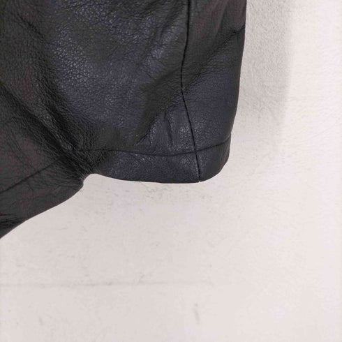 SEVENTH AVENUE レザーフーデッドコート BIG SIZE メンズ XXXL
