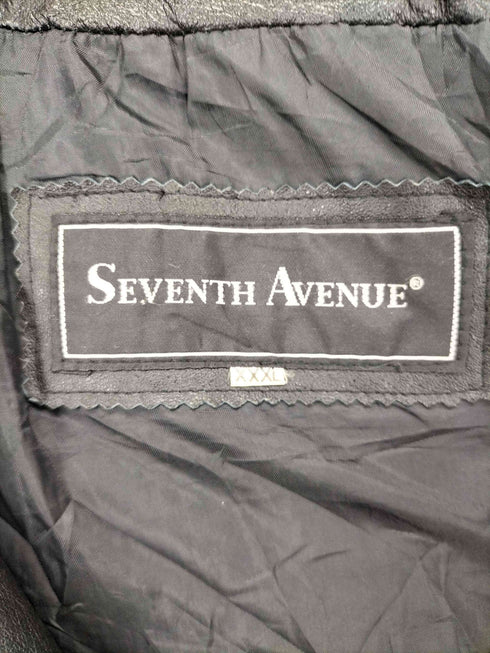 SEVENTH AVENUE レザーフーデッドコート BIG SIZE メンズ XXXL