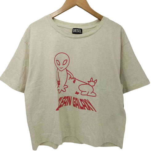 ディーゼル DIESEL T-BOWLESS-B1 フロントプリント S/S Tシャツ レディース import:S
