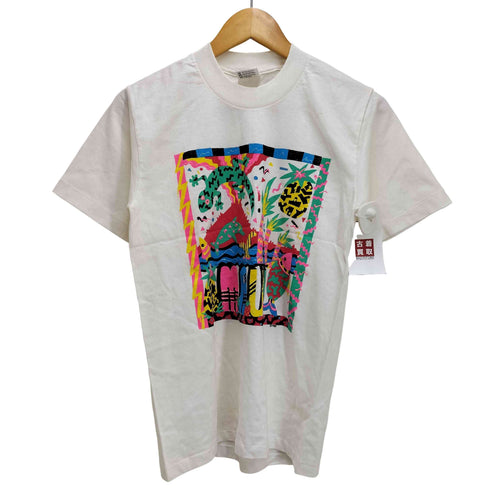 アンビル Anvil 90S USA製 MAUI プリント S/S クルーネック Tシャツ シングルステッチ メンズ import:S