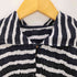 プリーツプリーズイッセイミヤケ PLEATS PLEASE ISSEY MIYAKE 90S 99SS 銀タグ プリーツ セーラーカラー バイアス ボーダー S/S トップス レディース JPN:3