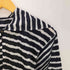 プリーツプリーズイッセイミヤケ PLEATS PLEASE ISSEY MIYAKE 90S 99SS 銀タグ プリーツ セーラーカラー バイアス ボーダー S/S トップス レディース JPN:3