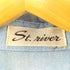 St.river フロント刺繍 レギュラーカラー シャンブレーシャツ レディース