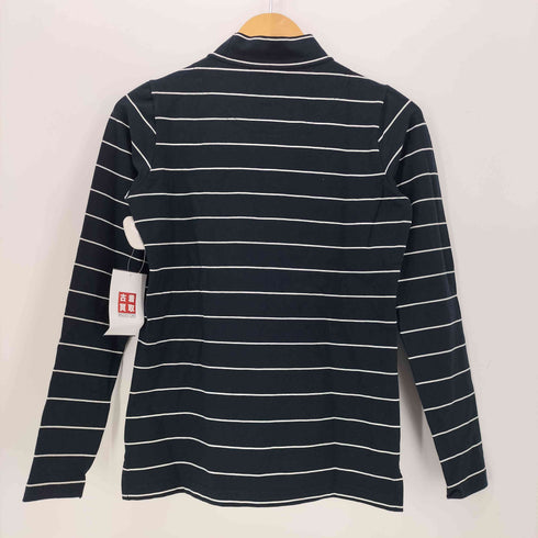キャロウェイ Callaway 刺繍ロゴ ボーダーハイネックTシャツ レディース S