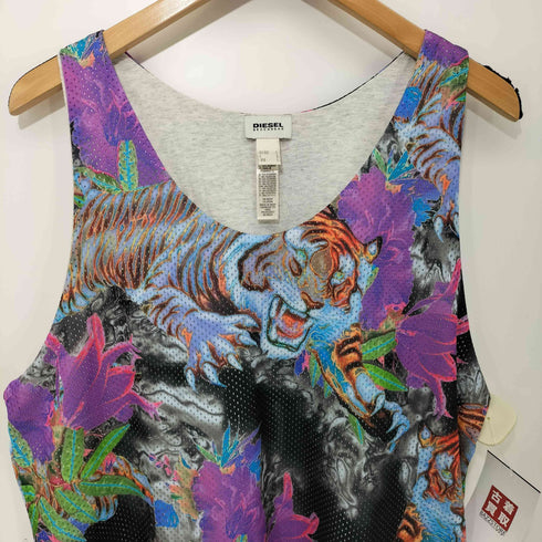 ディーゼル DIESEL BEACH WEAR 総柄メッシュタンクトップ メンズ import:S