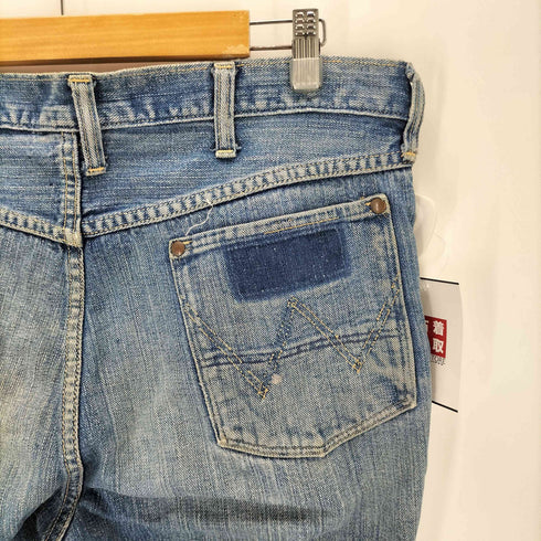 ラングラー Wrangler 50-60s 縦ベル刺繍タグ GRIPPER ZIPPER ジップフライストレートデニム メンズ 36×34