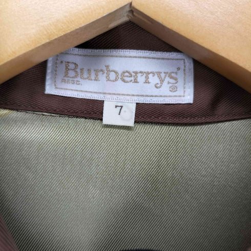 バーバリーズ BURBERRYS 総柄 ノバチェック サテンシャツ レディース 7
