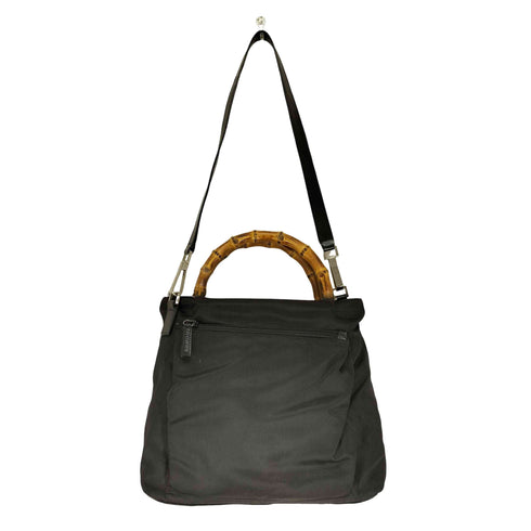 グッチ GUCCI 2WAY バンブー ナイロン ショルダーバッグ ハンドバッグ nylon shoulderbag handbag レディース