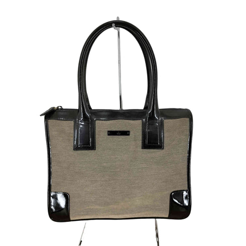 グッチ GUCCI キャンバス エナメル ハンドバッグ canvas enamel handbag レディース