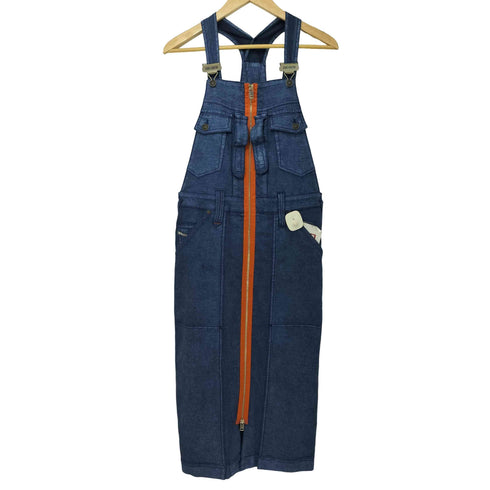 ディーゼル DIESEL フロントジップデニムサロペット レディース XS