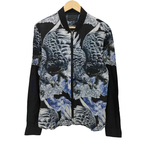 ディーゼルブラックゴールド DIESEL BLACK GOLD シルクレーヨン 総柄ブルゾン レディース 50