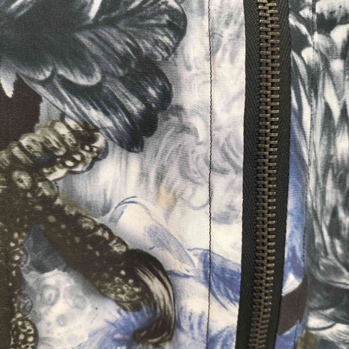 ディーゼルブラックゴールド DIESEL BLACK GOLD シルクレーヨン 総柄ブルゾン レディース 50