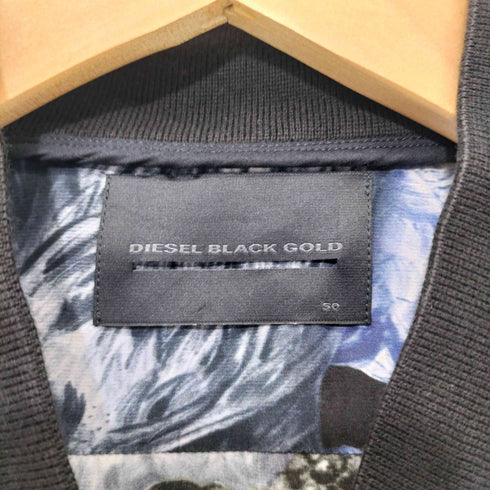 ディーゼルブラックゴールド DIESEL BLACK GOLD シルクレーヨン 総柄ブルゾン レディース 50