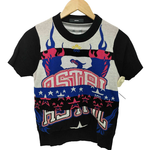 ディーゼル DIESEL De-Jody-R Gonna 総柄 半袖ニット レディース