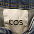 コス COS ノーカラー デニムジャケット メンズ import:M