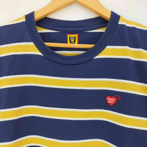 ヒューマンメイド HUMAN MADE 24ss STRIPED MESH T-SHIRT メンズ XXL