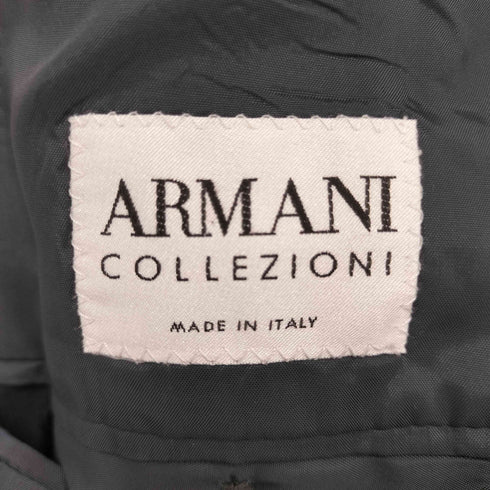 アルマーニコレツィオーニ ARMANI COLLEZIONI ウールテーラードジャケット ツータックスラックス セットアップ メンズ 48