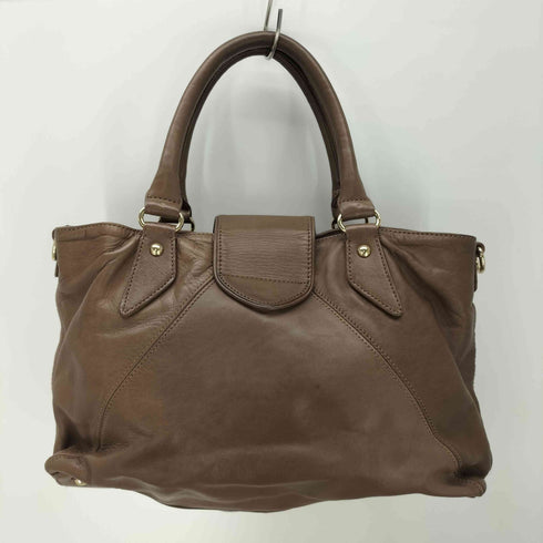 botkier カンガルーポケット レザーハンドバッグ レディース