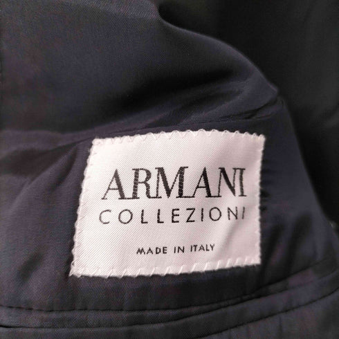 アルマーニコレツィオーニ ARMANI COLLEZIONI ウールテーラードジャケット ツータックスラックス セットアップ メンズ