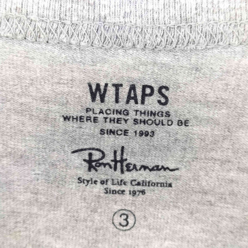 ダブルタップス WTAPS 16SS 1周年記念 バックプリントクルーネックTシャツ メンズ 3