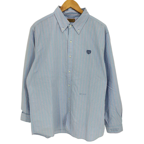ヒューマンメイド HUMAN MADE 25aw STRIPED OXFORD BD SHIRT メンズ XXL