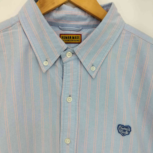 ヒューマンメイド HUMAN MADE 25aw STRIPED OXFORD BD SHIRT メンズ XXL