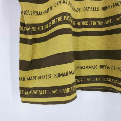 ヒューマンメイド HUMAN MADE 25ss Striped T-Shirt Yellow メンズ XXL