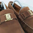 サルヴァトーレフェラガモ Salvatore Ferragamo スウェード ローファー メンズ 8