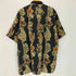 BURMA BIBAS silk100% 総柄ボックスシャツ メンズ L