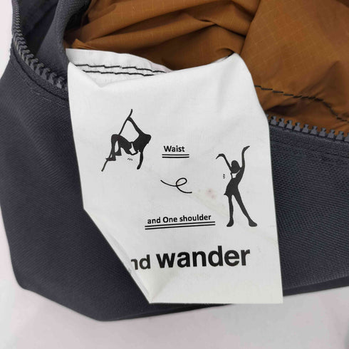 アンドワンダー and wander sil sacoche メンズ