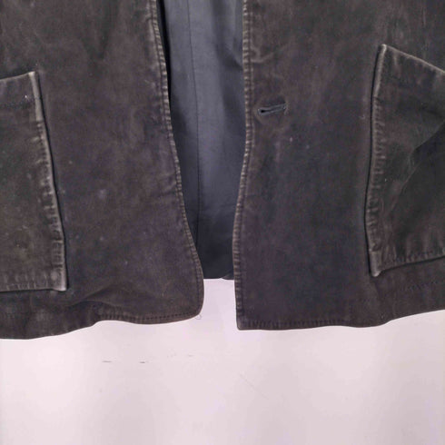 YIN & YANG SUEDE ジャケット ボタンレス メンズ M
