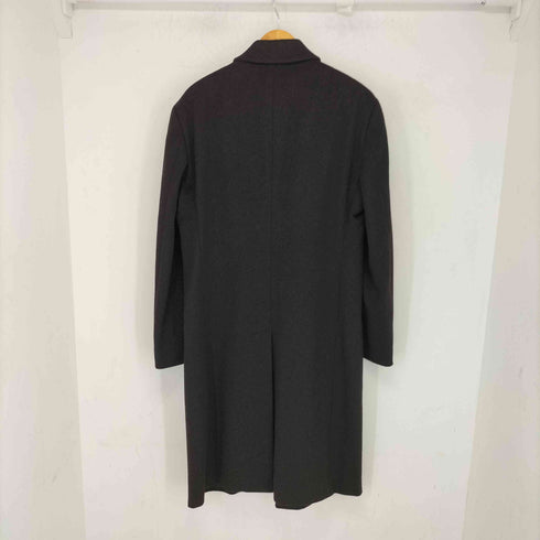 アルマーニコレツィオーニ ARMANI COLLEZIONI ヴァージンウール 比翼 ステンカラーコート メンズ