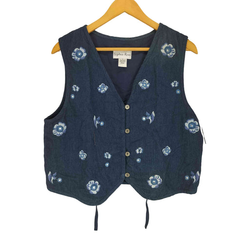 sophia rose 刺繍ベスト レディース JPN:L
