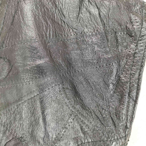 genuine leather リアルレザーベスト メンズ XXXL
