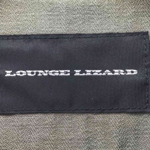 ラウンジリザード LOUNGELIZARD ヘリンボーン ミリタリー ジャケット メンズ 1
