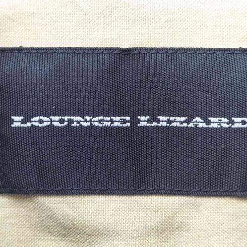 ラウンジリザード LOUNGELIZARD 比翼ジップミリタリーシャツ メンズ 1