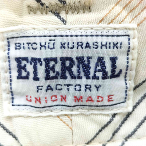 エターナル 備中倉敷工房 ETERNAL ダメージ&リペア加工チノワークパンツ メンズ 30