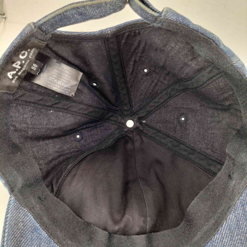 アーペーセー A.P.C. デニム 6パネルキャップ メンズ 56