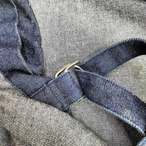 トリココムデギャルソン tricot COMME des GARCONS 90S AD1998 デニム エプロン ワンピース レディース