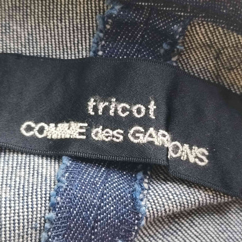 トリココムデギャルソン tricot COMME des GARCONS 90S AD1998 デニム エプロン ワンピース レディース