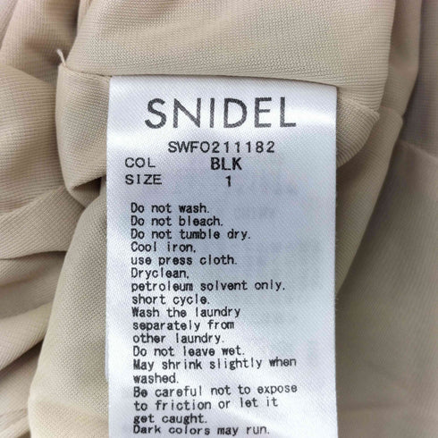 スナイデル snidel メローデザインワンピース レディース JPN:1