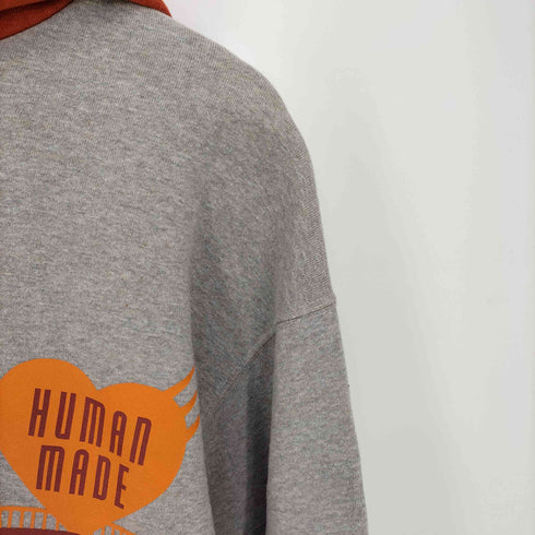 ヒューマンメイド HUMAN MADE 25ss Half-Zip Hoodie Gray メンズ XXL