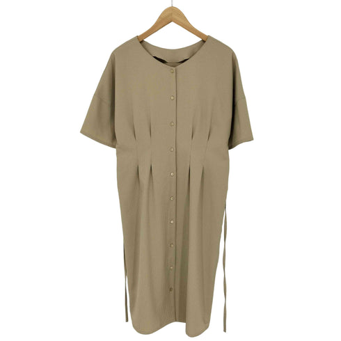 クローゼットストーリー closet story THE STATION STORE シアサッカー タックワンピース レディース FREE