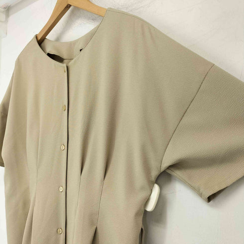 クローゼットストーリー closet story THE STATION STORE シアサッカー タックワンピース レディース FREE
