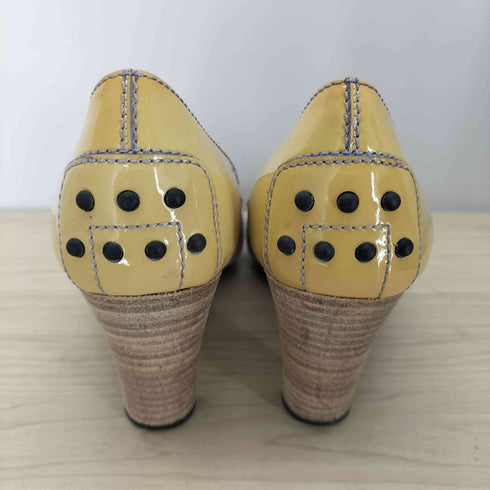 トッズ TOD’S エナメルコインローファー ヒールパンプス レディース 36
