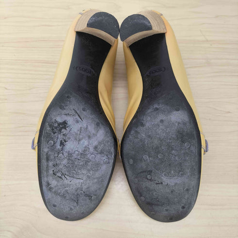 トッズ TOD’S エナメルコインローファー ヒールパンプス レディース 36