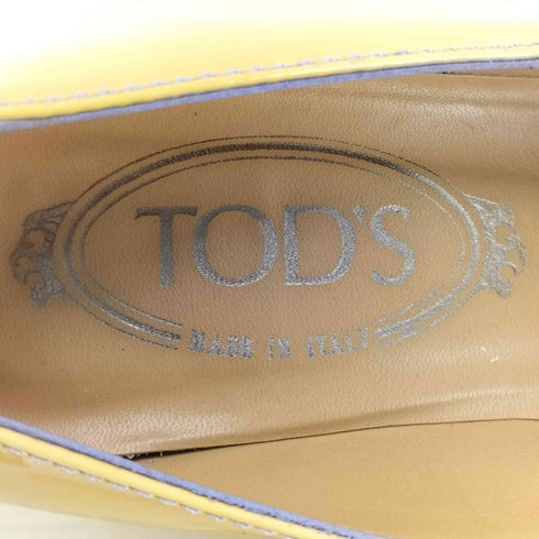トッズ TOD’S エナメルコインローファー ヒールパンプス レディース 36