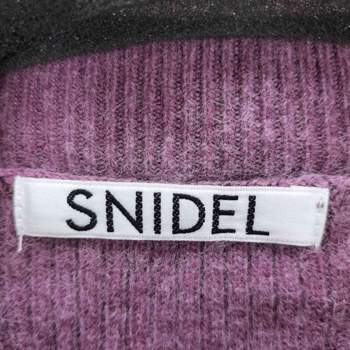 スナイデル snidel ウエストマークニットワンピース レディース F