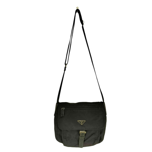 プラダ PRADA 三角プレート ナイロン ショルダーバッグ nylon shoulderbag レディース